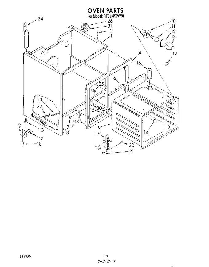 Diagram for RF398PXVW0
