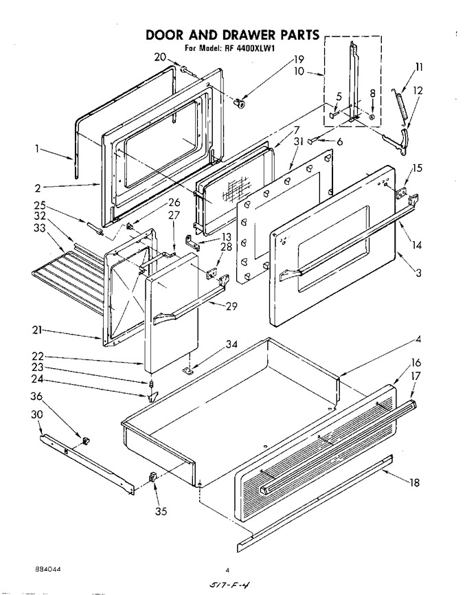 Diagram for RF4400XLW1