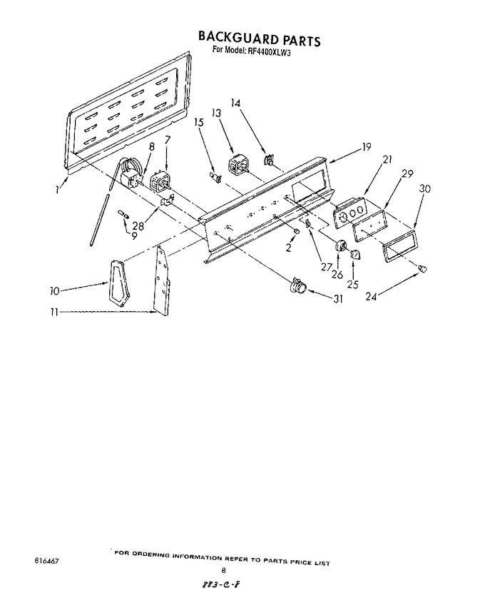 Diagram for RF4400XLW3