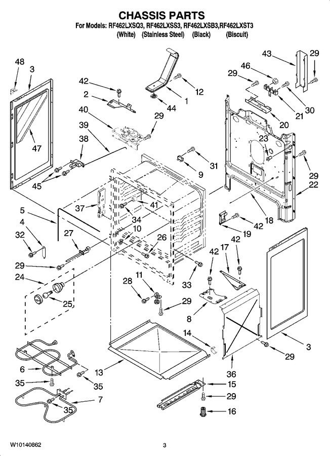 Diagram for RF462LXST3