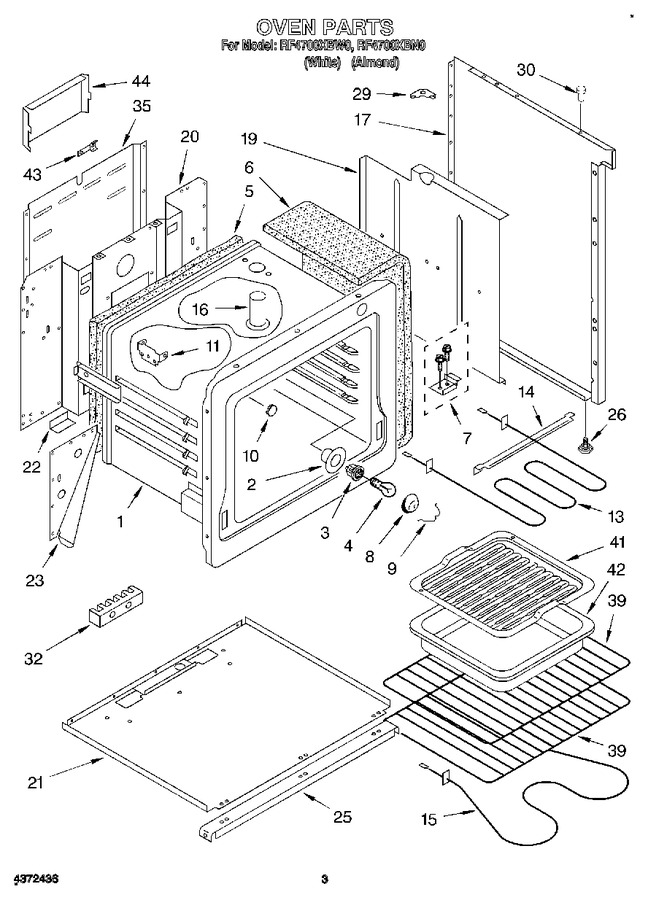 Diagram for RF4700XBW0