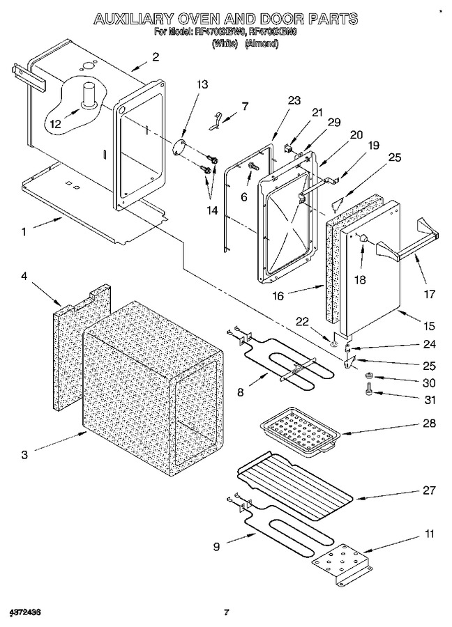 Diagram for RF4700XBW0