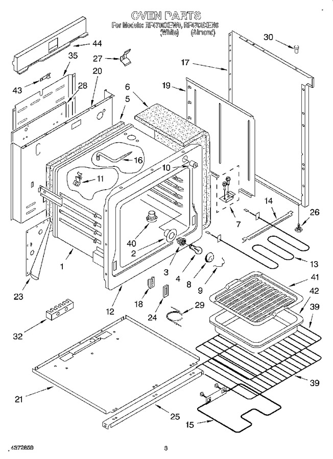 Diagram for RF4700XEW0