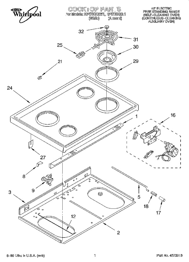Diagram for RF4700XEN1