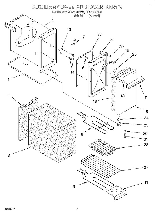 Diagram for RF4700XEW3