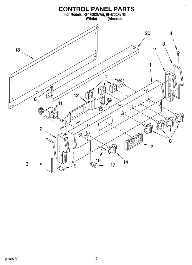 Diagram for RF4700XEN5
