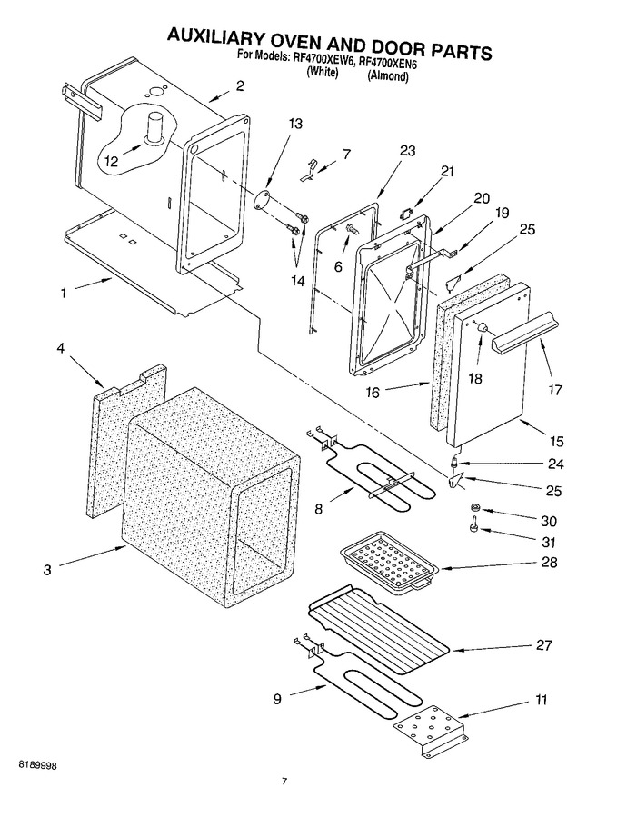 Diagram for RF4700XEN6