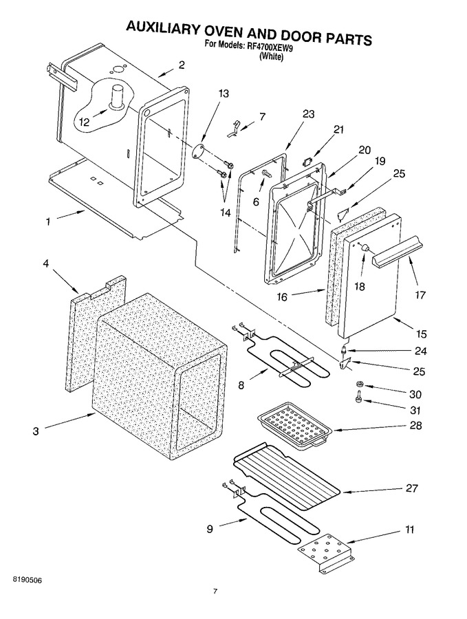 Diagram for RF4700XEW9