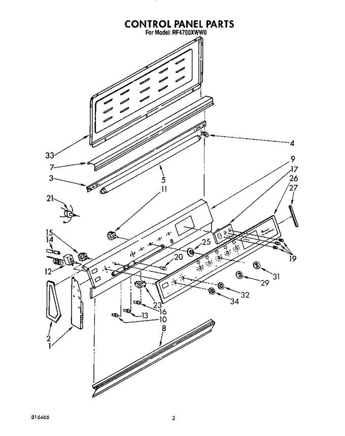 Diagram for RF4700XWN0