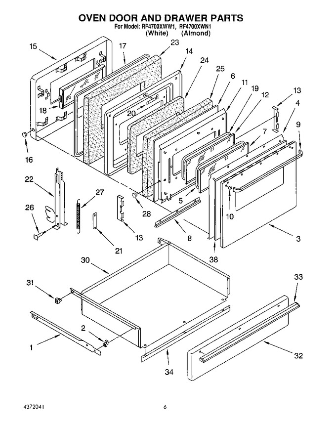 Diagram for RF4700XWW1