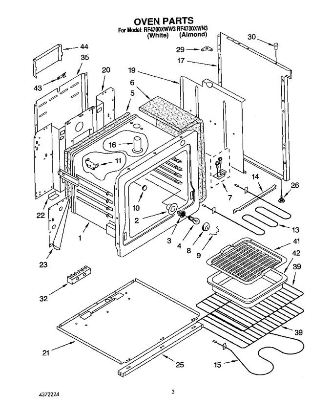 Diagram for RF4700XWW3