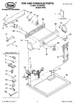 Diagram for 01 - Top And Console Parts