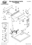Diagram for 01 - Top And Console Parts