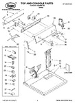 Diagram for 01 - Top And Console Parts
