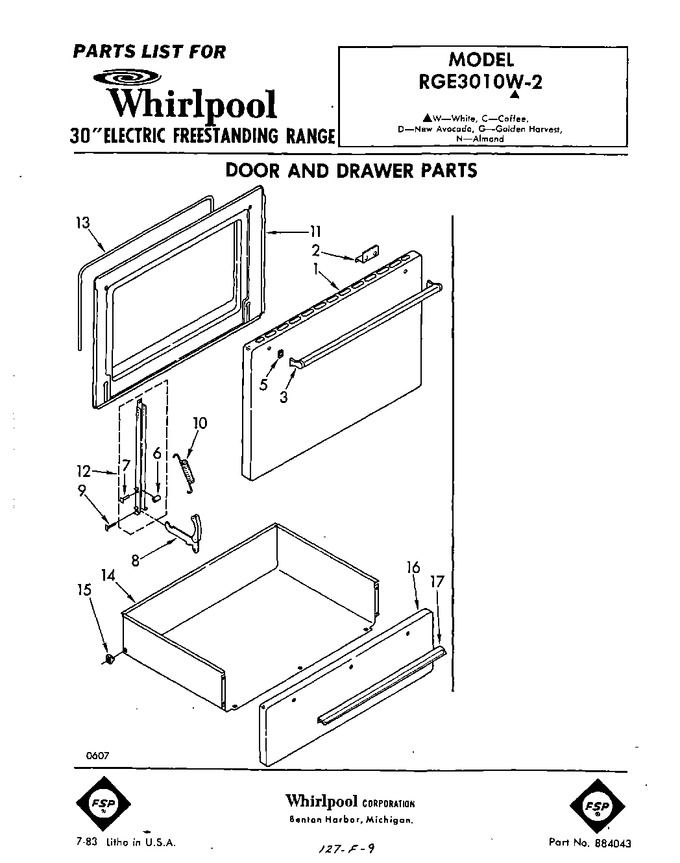 Diagram for RGE3010W2