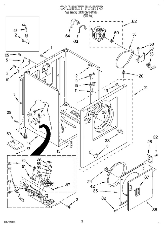 Diagram for RGL3612BW3