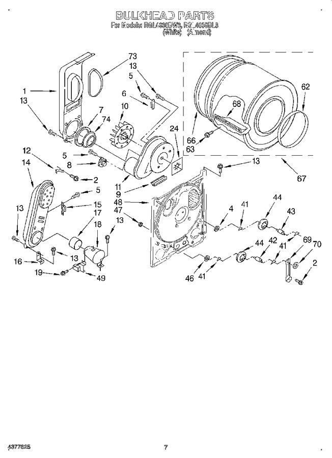Diagram for RGL4636BW3