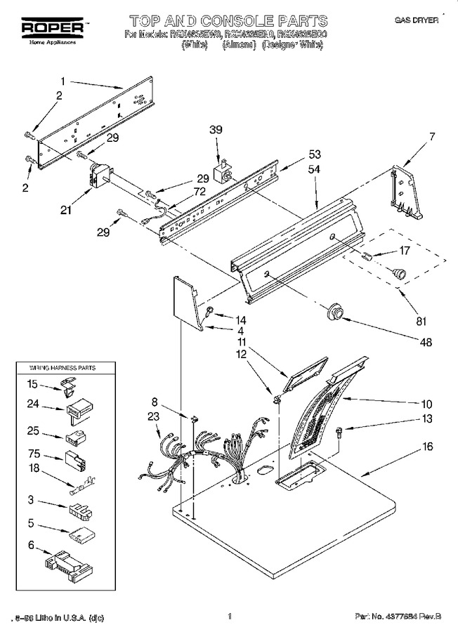 Diagram for RGX4635EN0
