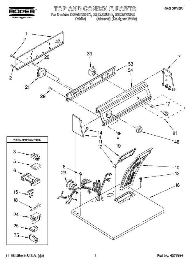 Diagram for RGX4635EQ3