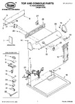 Diagram for 01 - Top And Console Parts