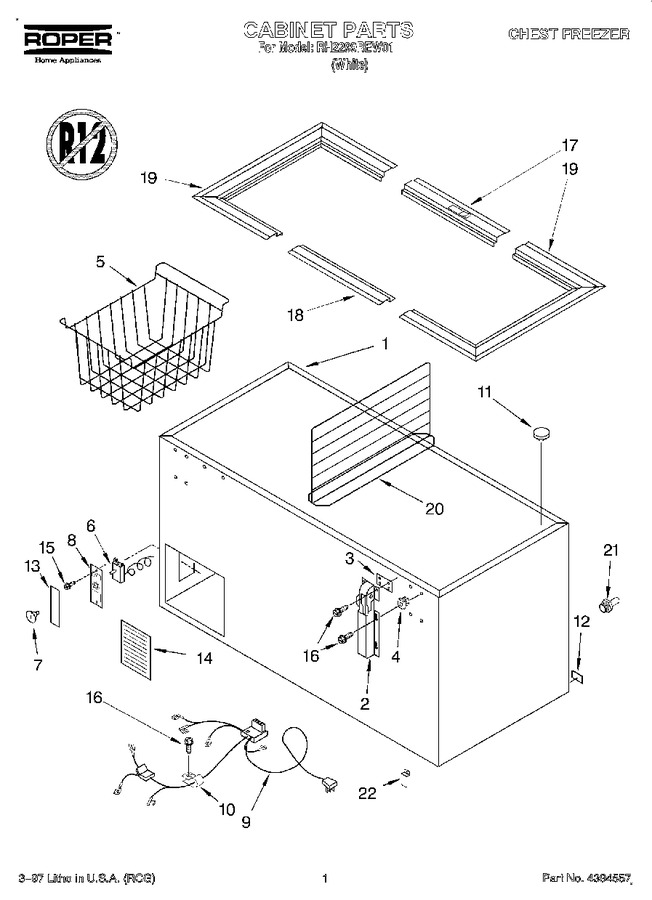 Diagram for RH2299REW01