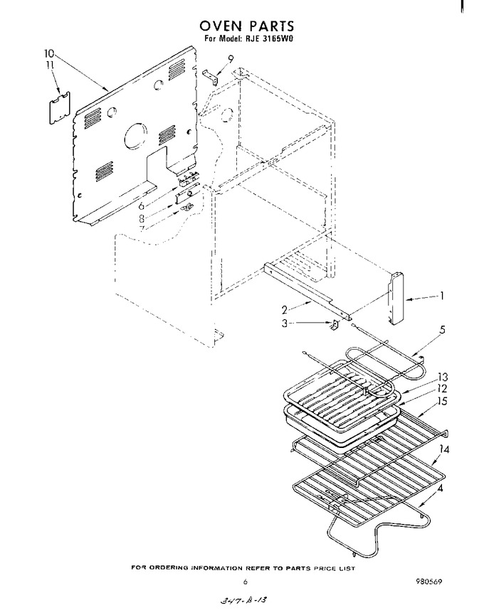 Diagram for RJE3165W0