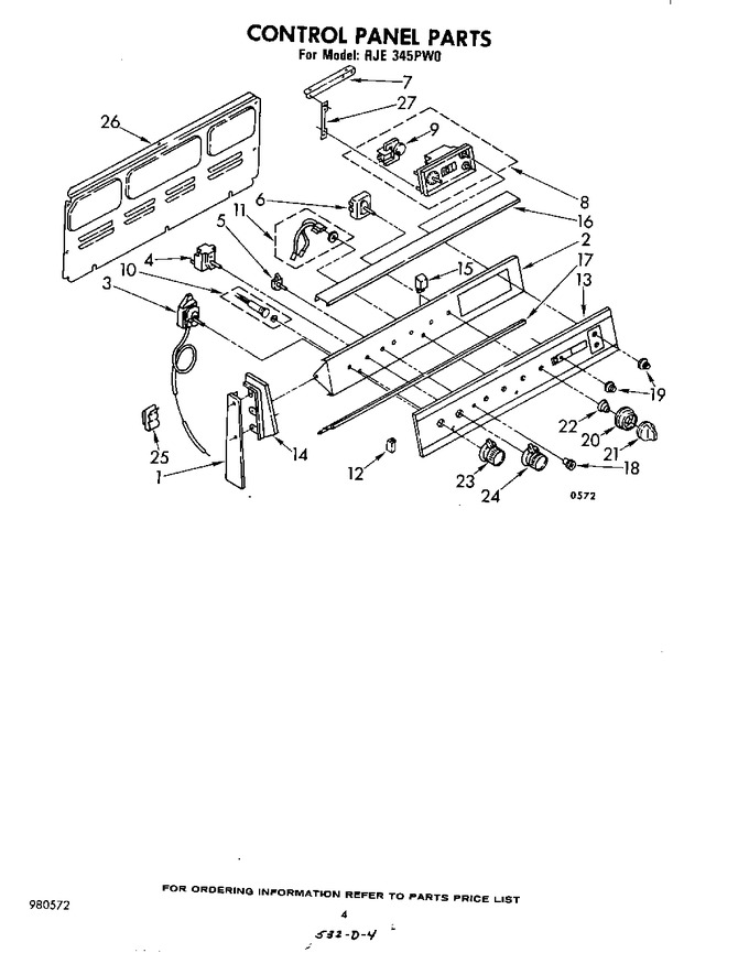 Diagram for RJE345PW0