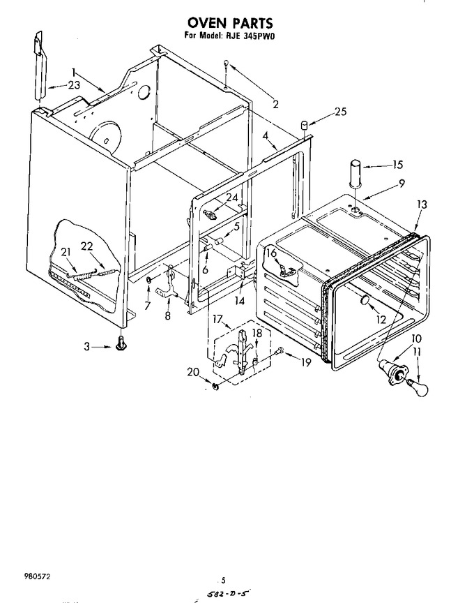 Diagram for RJE345PW0