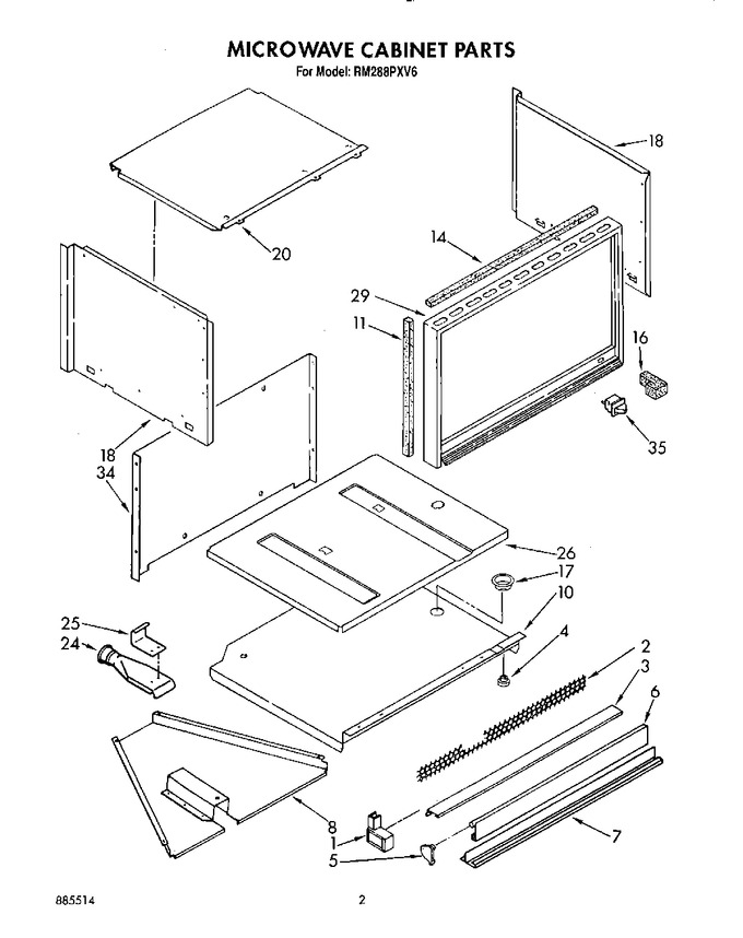 Diagram for RM288PXV6