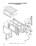 Diagram for 10 - Microwave Door And Latch, Optional