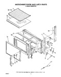 Diagram for 10 - Microwave Door And Latch, Optional