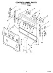 Diagram for 02 - Control Panel Parts