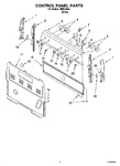 Diagram for 02 - Control Panel Parts
