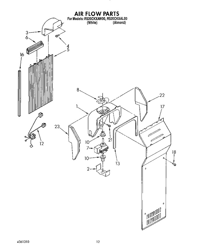 Diagram for RS20CKXAW00