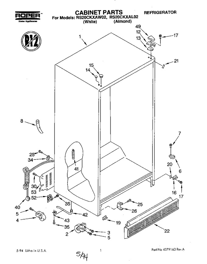 Diagram for RS20CKXAW02