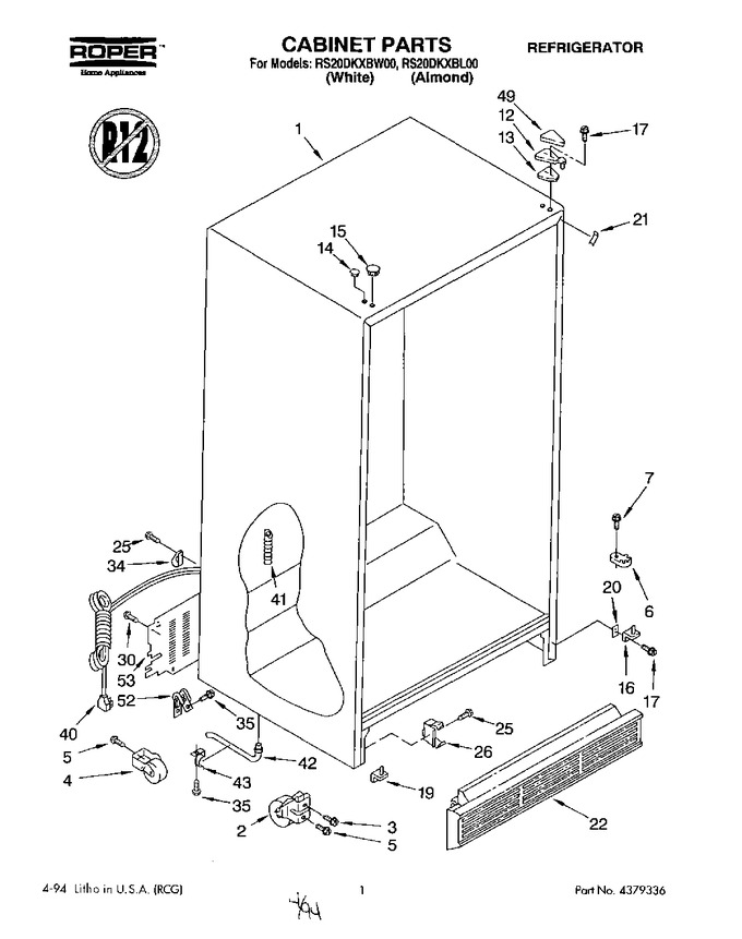 Diagram for RS20DKXBL00