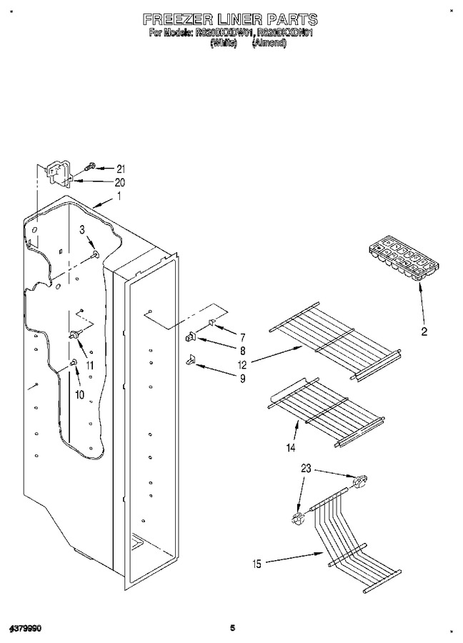 Diagram for RS20DKXDW01