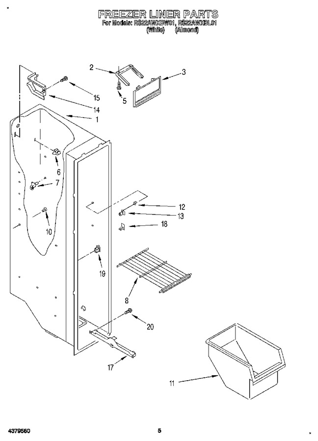 Diagram for RS22AWXBL01