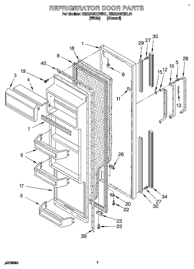 Diagram for RS22AWXBW01
