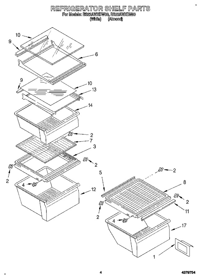 Diagram for RS22AWXDW00