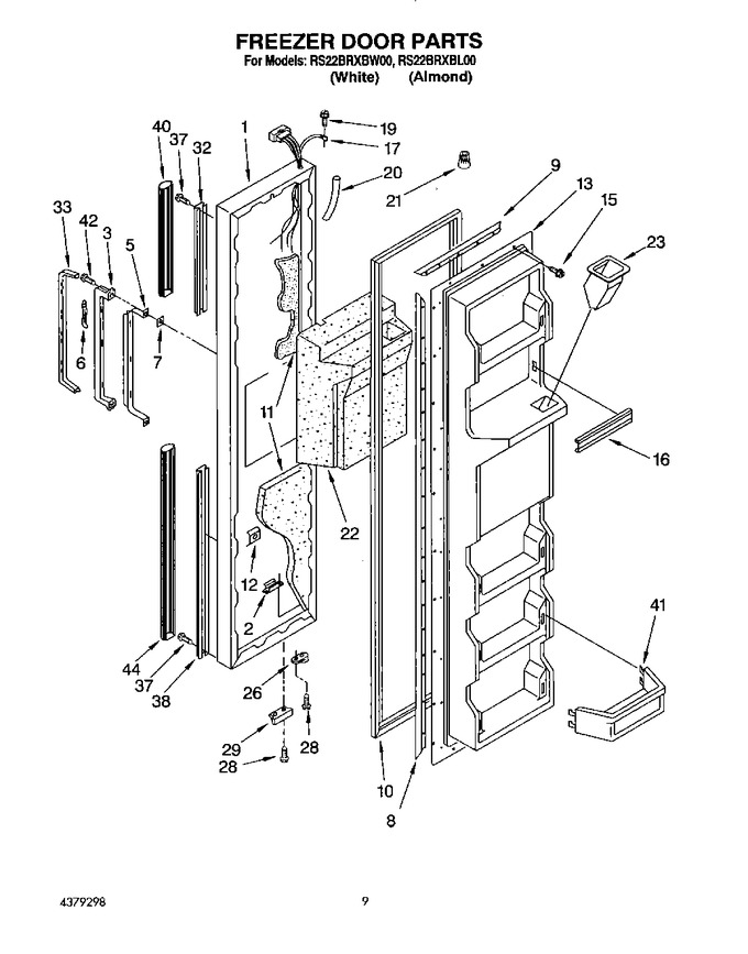 Diagram for RS22BRXBL00