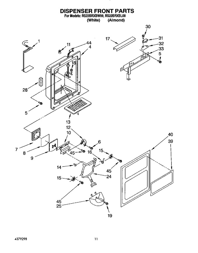 Diagram for RS22BRXBW00