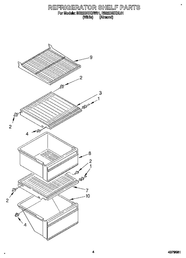 Diagram for RS22BRXBW01