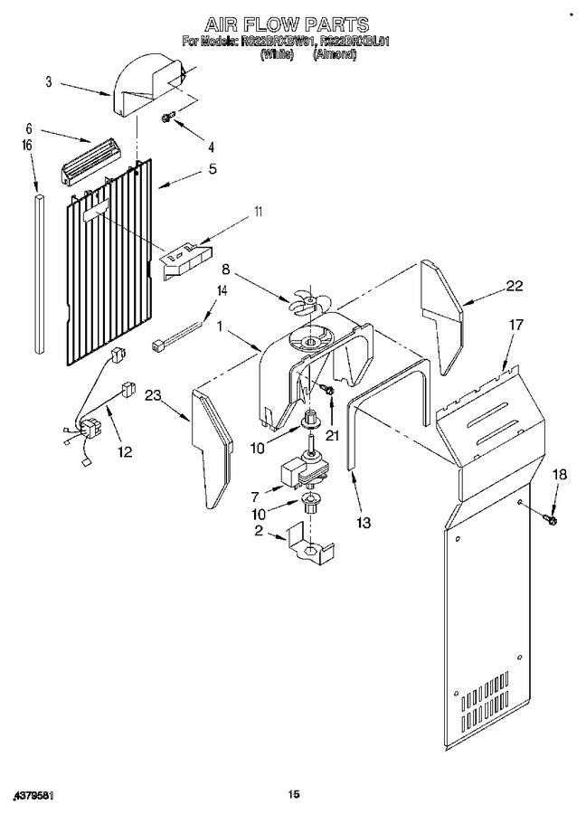 Diagram for RS22BRXBW01