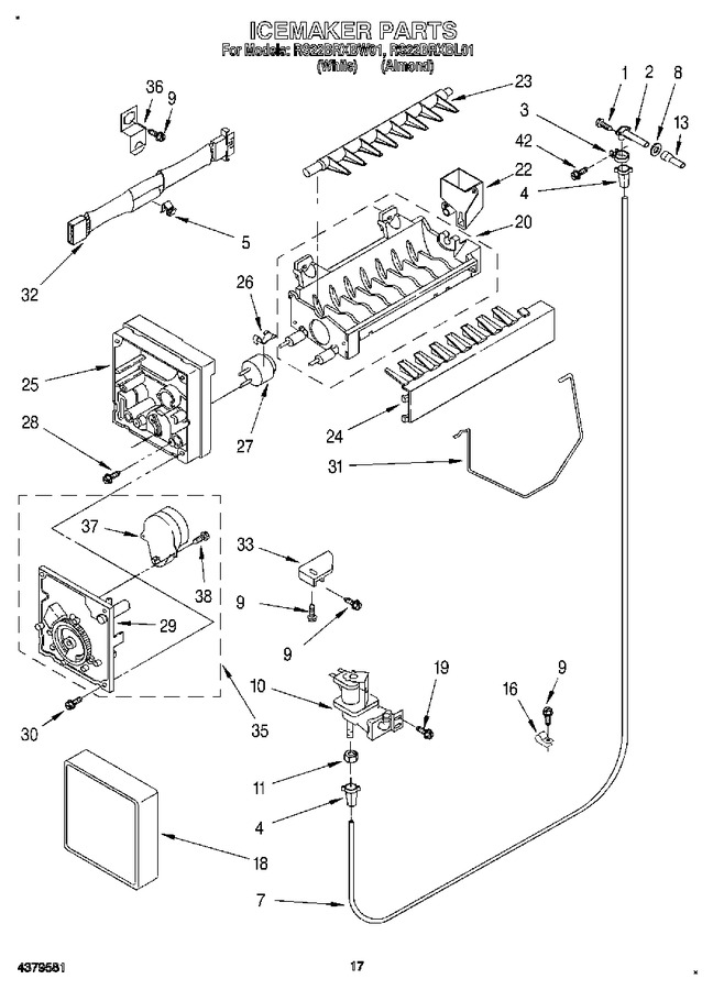 Diagram for RS22BRXBW01