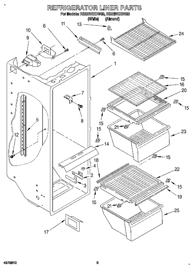Diagram for RS22BRXDW00