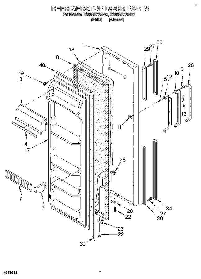 Diagram for RS22BRXDW00