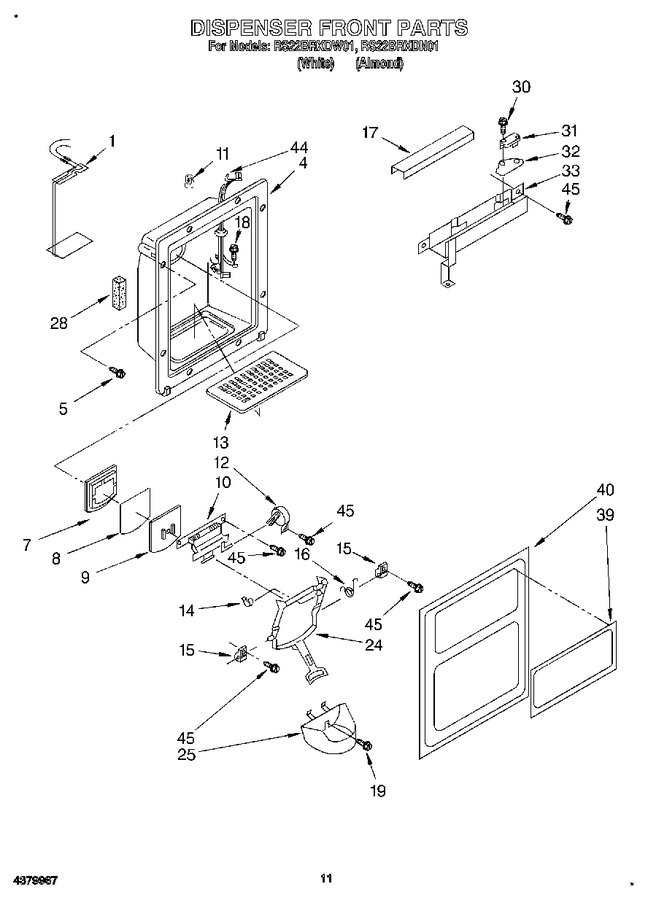 Diagram for RS22BRXDW01