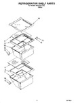 Diagram for 03 - Refrigerator Shelf Parts