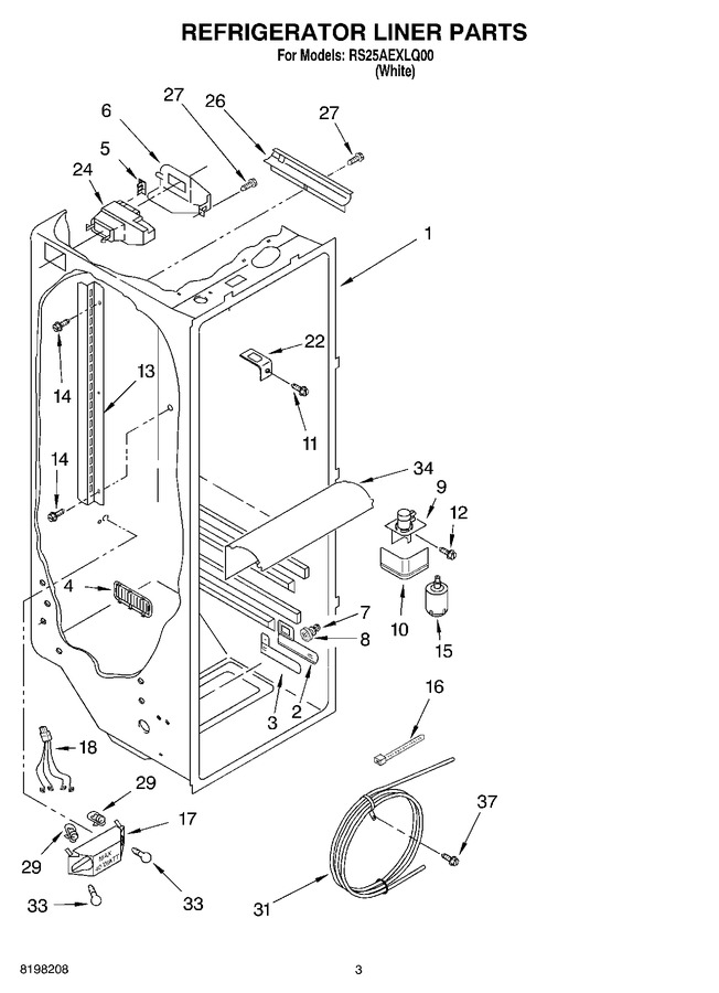 Diagram for RS25AEXLQ00